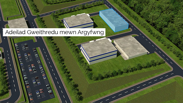 Adeilad Gweithredu mewn Argyfwng